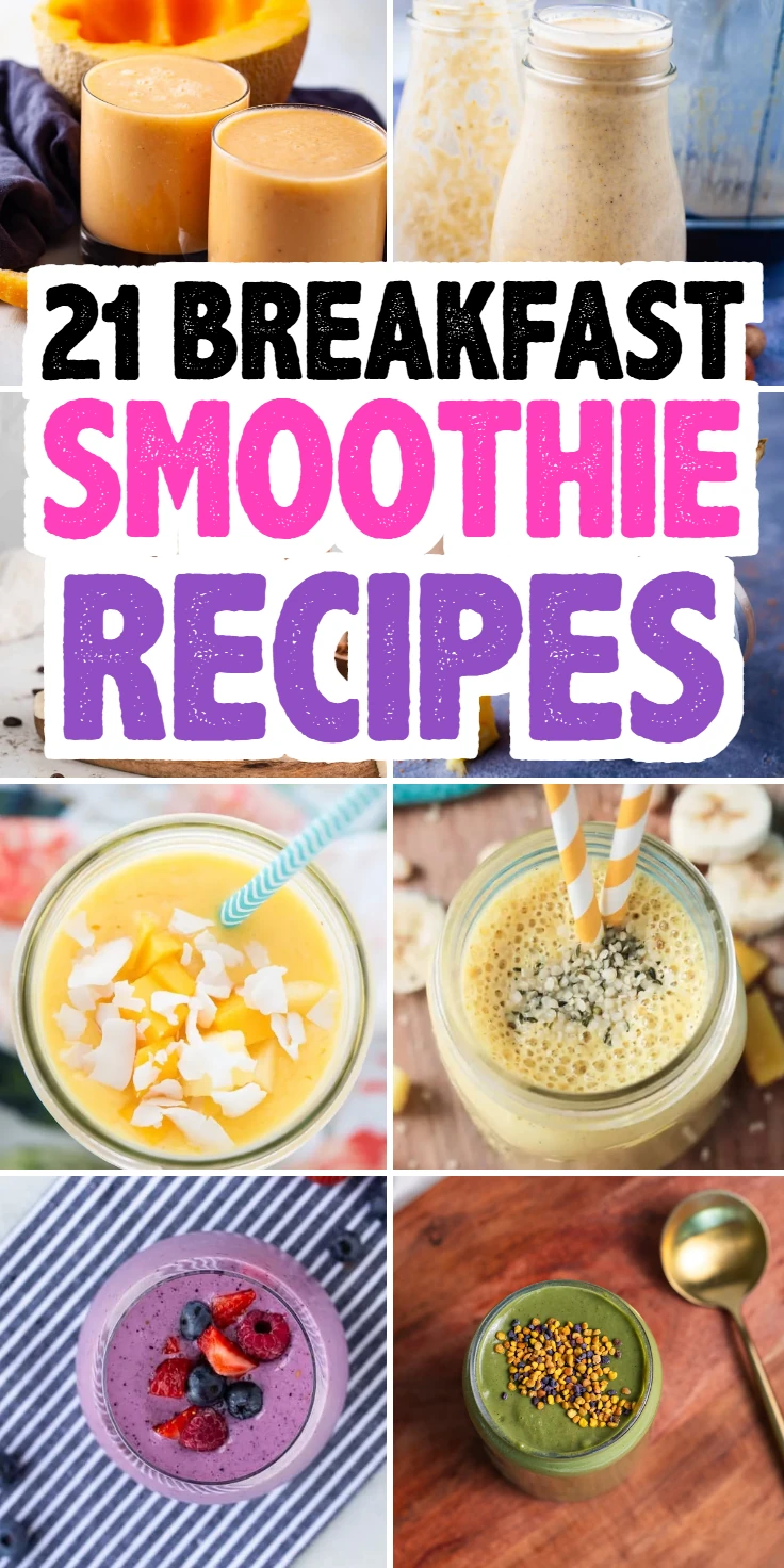 Breakfast smoothie recipes