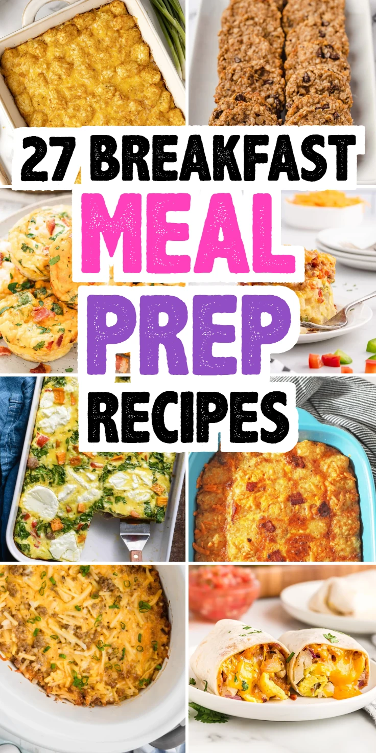 Breakfast meal prep recipes