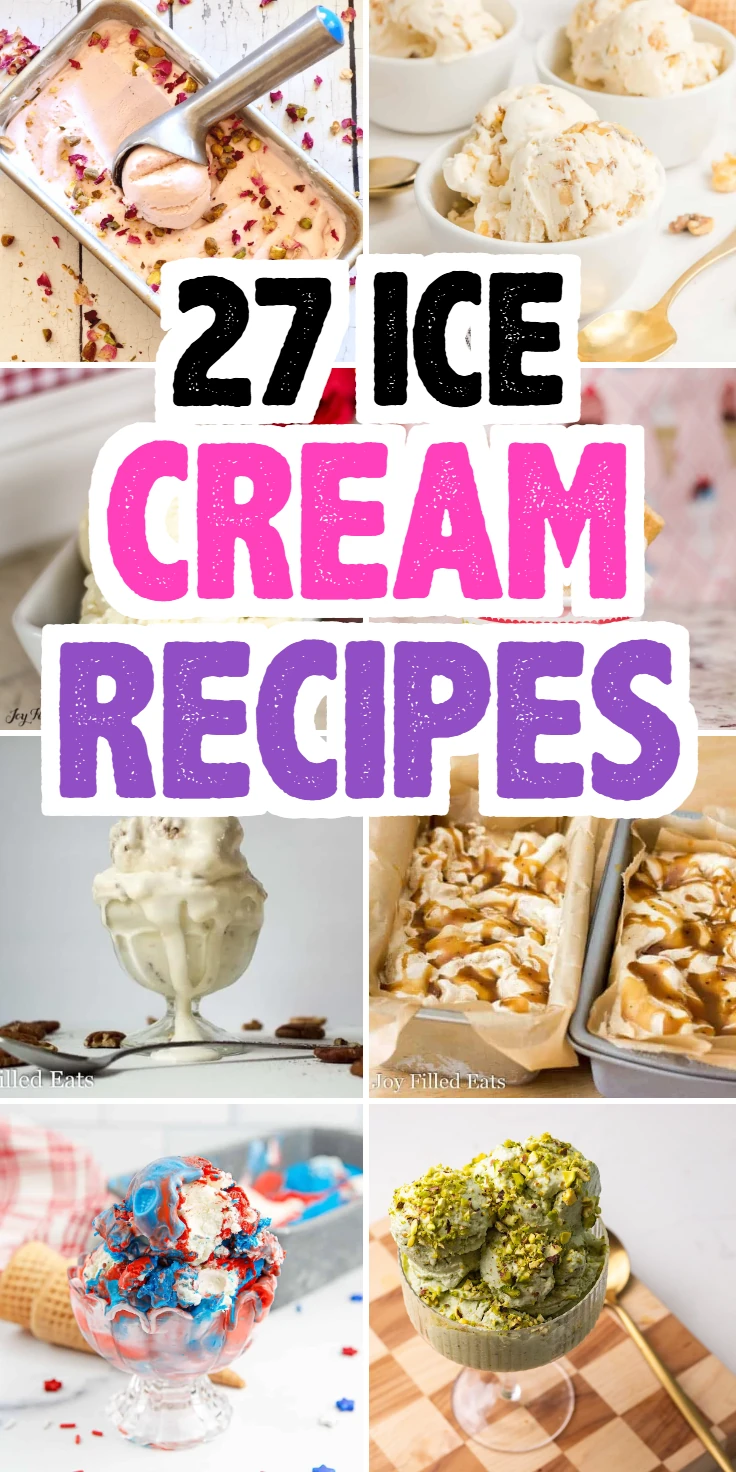 Ice cream recipes