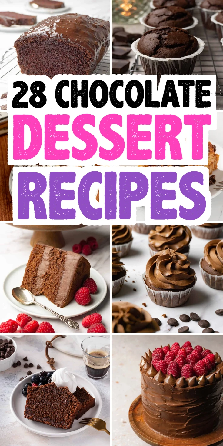 Chocolate dessert recipes