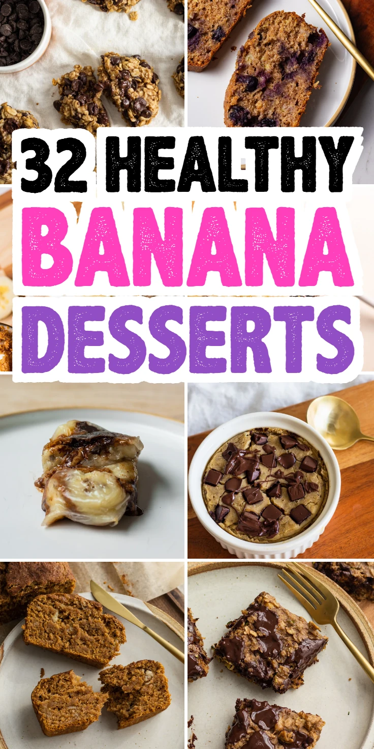 Healthy Banana Desserts