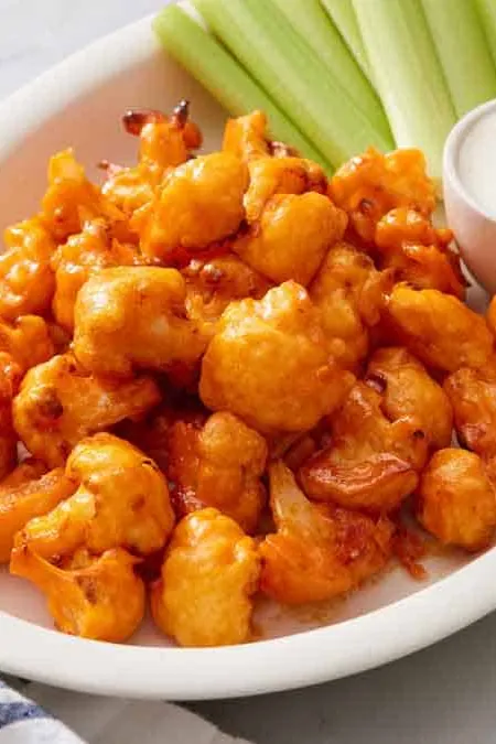 Air Fryer Buffalo Cauliflower