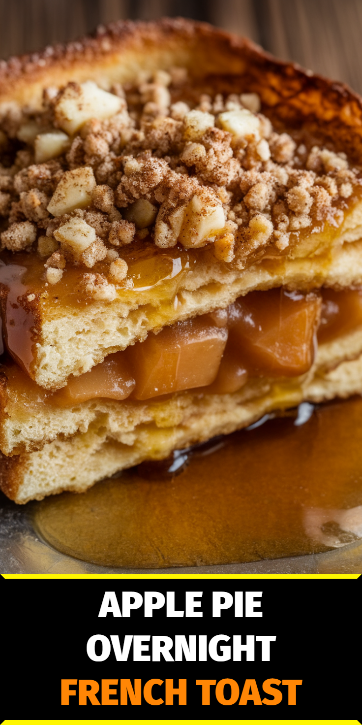 Apple Pie Overnight French Toast Pinterest Pin