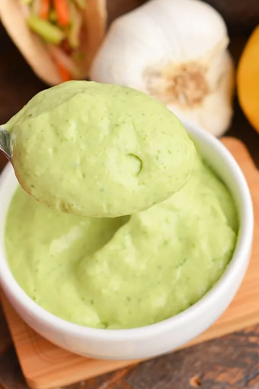 Avocado Green Goddess Dressing