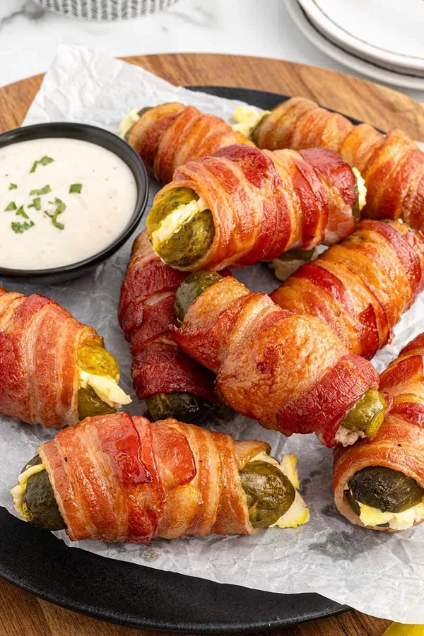Bacon Wrapped Pickles