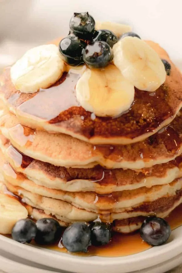 Banana Blueberry Buttermilk Pancakes