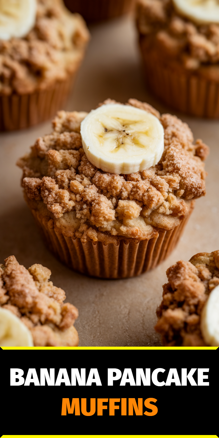 Banana Pancake Muffins Pinterest Pin