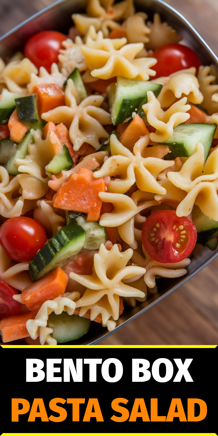 Bento Box Pasta Salad Pinterest Pin