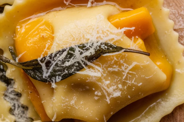 Brown Butter Sage Butternut Squash Ravioli - Featured Image