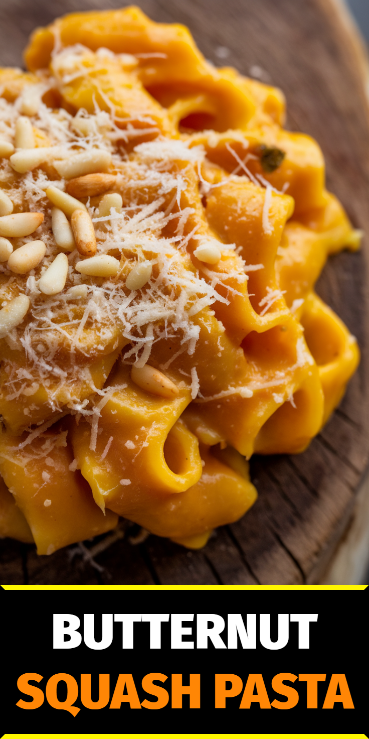 Butternut Squash Pasta Pinterest Pin