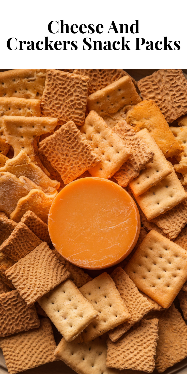 Cheese and Crackers Snack Packs Pinterest Pin