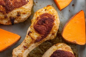 Chicken and Sweet Potato Sheet Pan Dinners - Featured Image