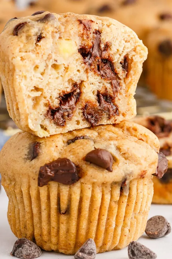 Chocolate Chip Banana Muffins