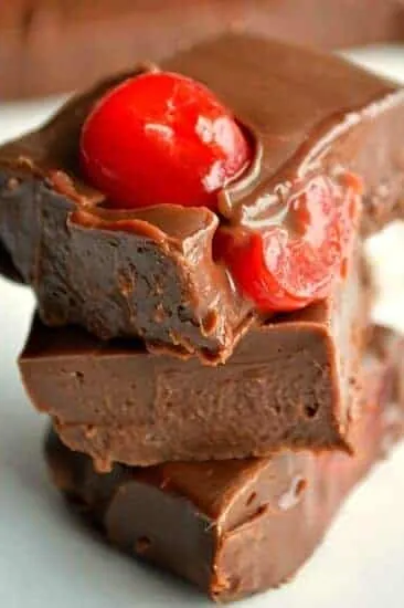 Chocolate Covered Cherry Fudge