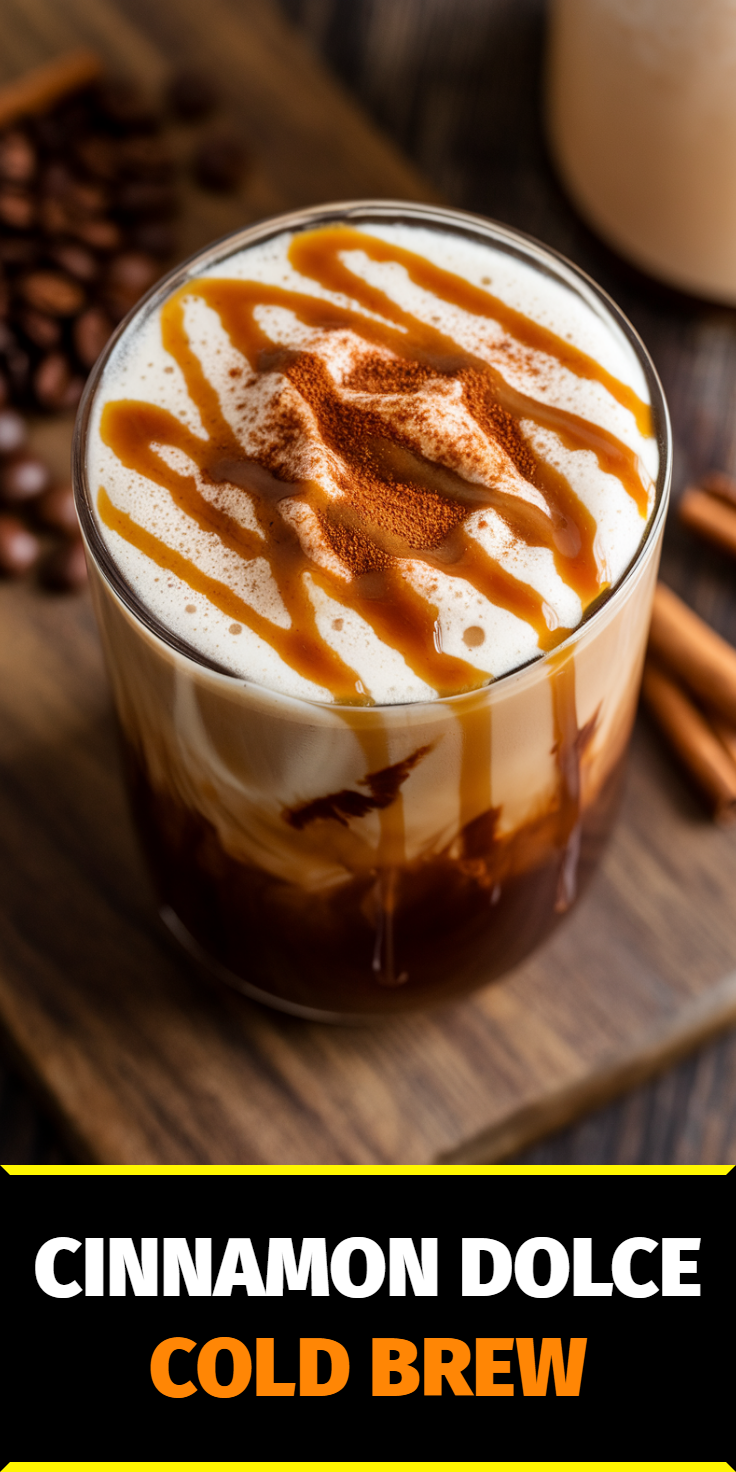 Cinnamon Dolce Cold Brew Pinterest Pin