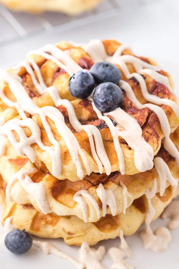 Cinnamon Rolls Waffles