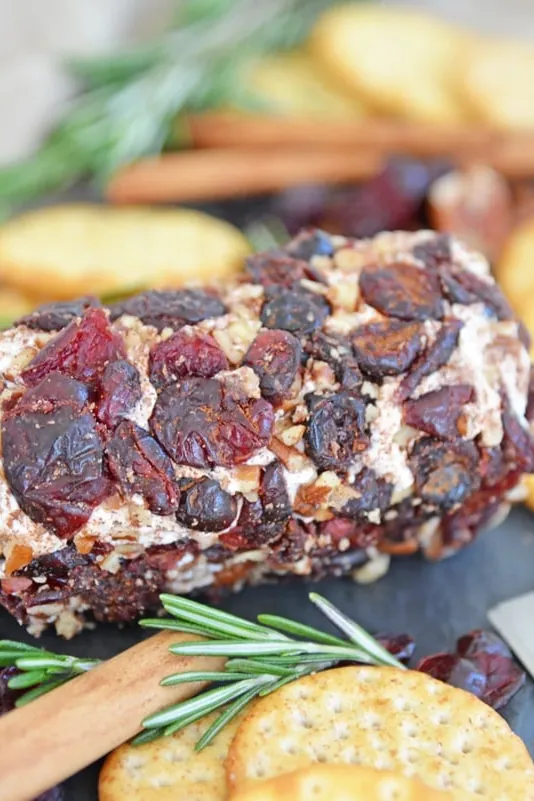 Cranberry Goat Cheese Log
