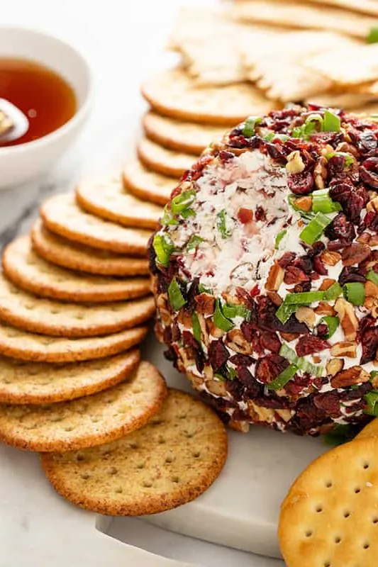 Cranberry Pecan Goat Cheese Ball