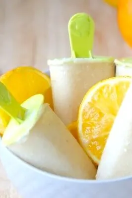 Dairy Free Cashew Milk Creamsicles
