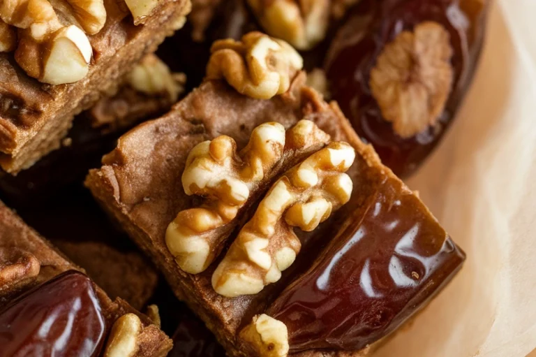 Date and Walnut Energy Bars - Featured Image