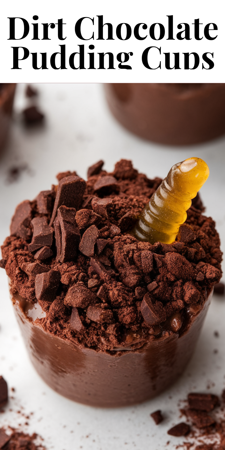 Dirt Chocolate Pudding Cups Pinterest Pin