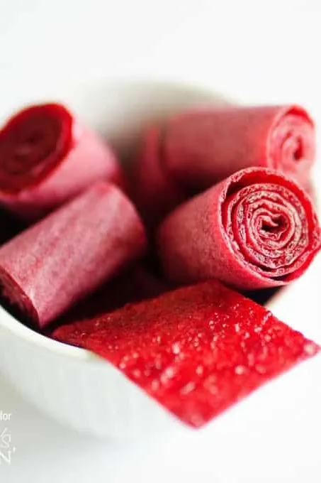 Easy Plum Fruit Roll-Ups