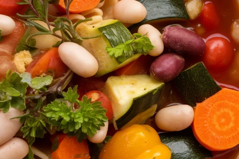 Fall Vegetable Minestrone - Featured Image