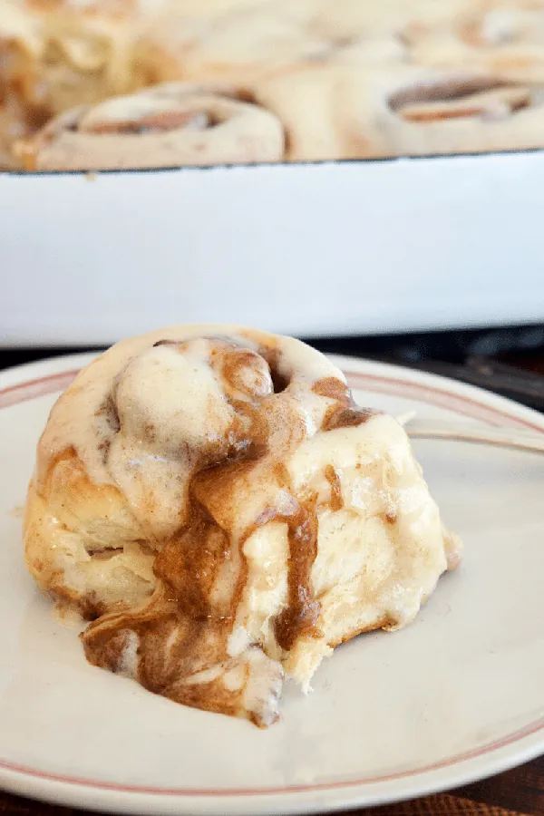 Giant Fluffy Cinnamon Roll Recipe (Gooey Cinnabon Copycat)