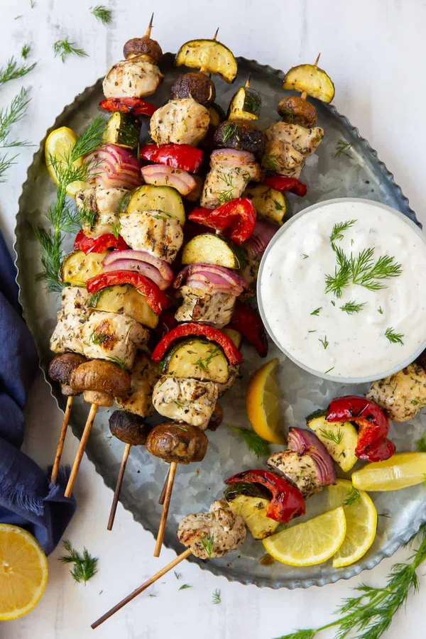 Greek Chicken Kabobs