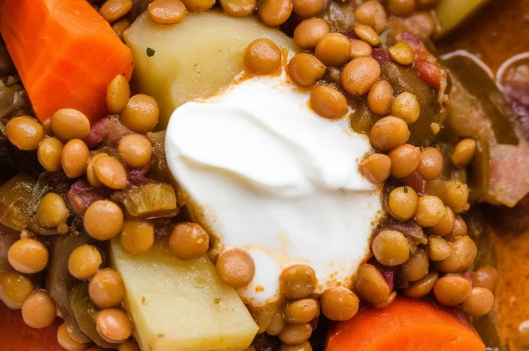 Harvest Vegetable Lentil Stew - Featured Image