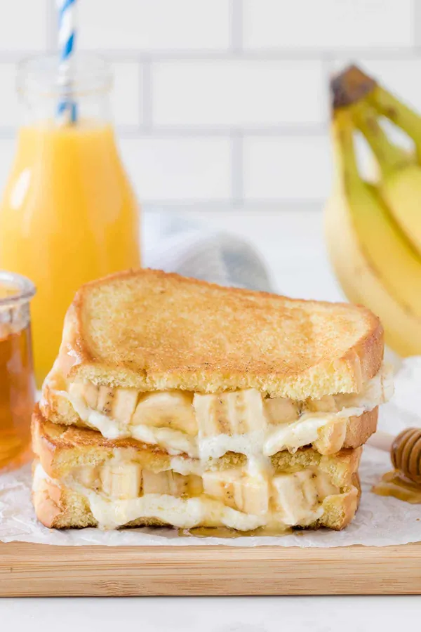 Honey Banana Grilled Cheese Sandwich