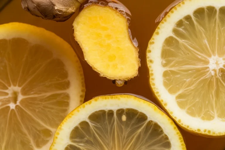 Honey Ginger Lemon Tea - Featured Image