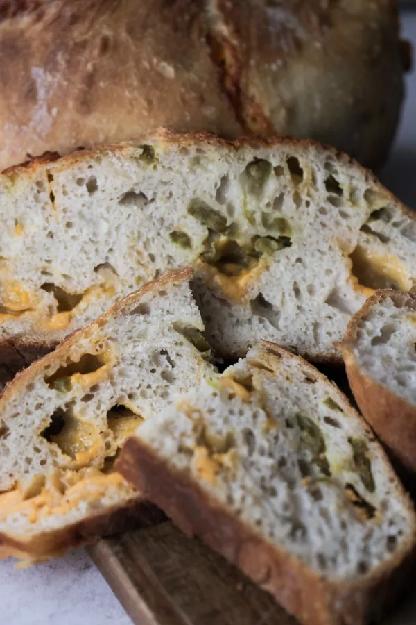 Jalapeño Cheddar Sourdough Bread