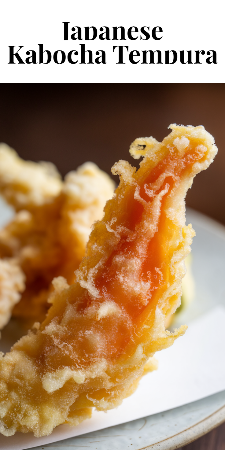Japanese Kabocha Tempura Pinterest Pin