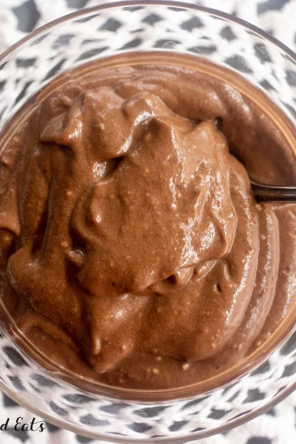 Keto Avocado Chocolate Pudding
