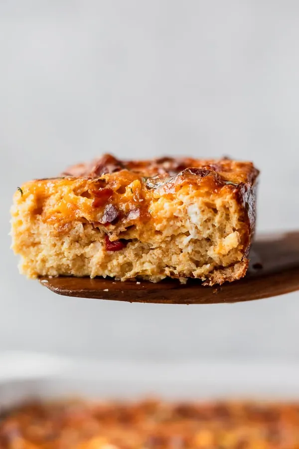 Keto Breakfast Casserole with Bacon