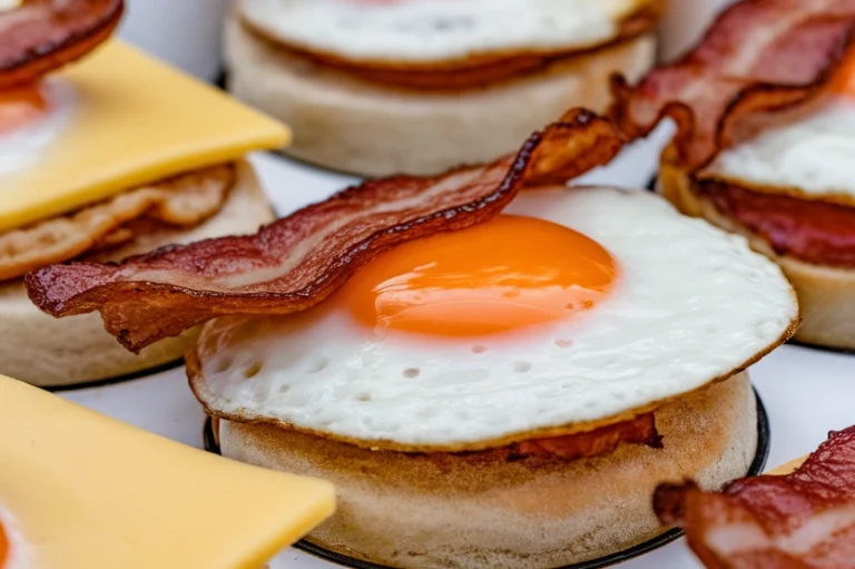 Mini Breakfast Pizzas on English Muffins - Featured Image