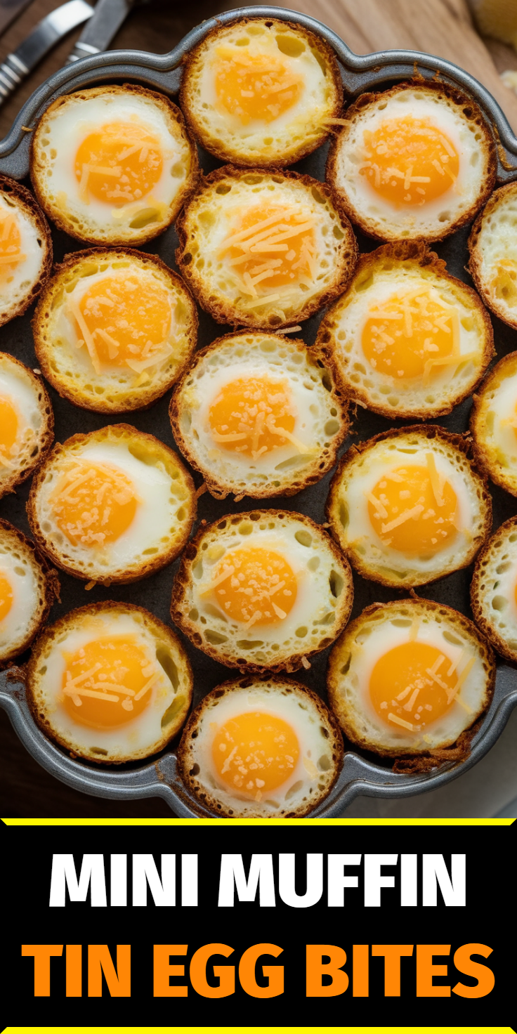 Mini Muffin Tin Egg Bites Pinterest Pin