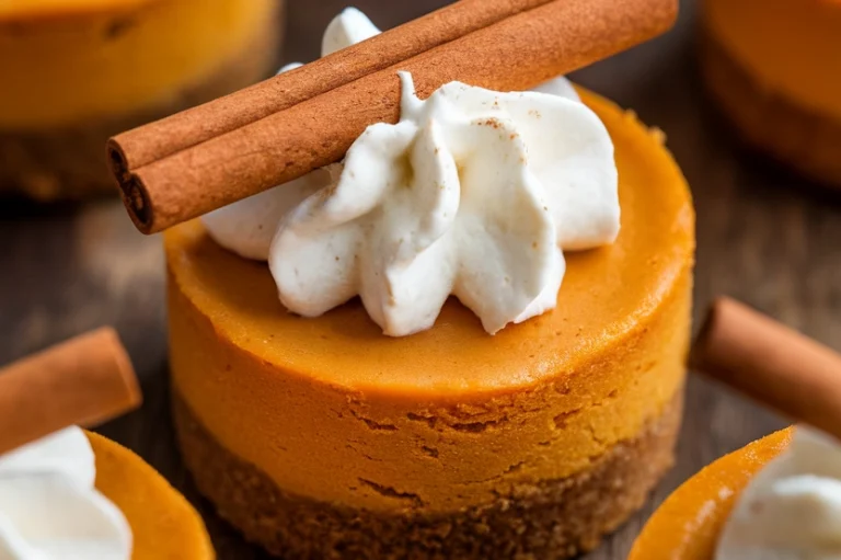 Mini Pumpkin Cheesecakes - Featured Image