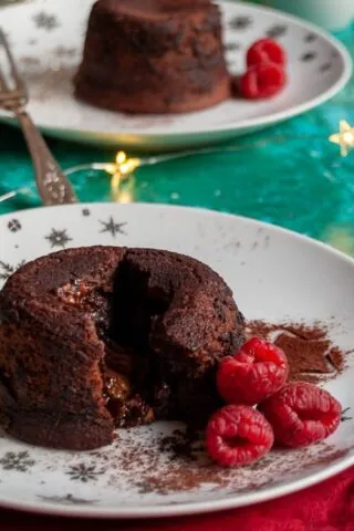Molten Chocolate Truffle Puddings