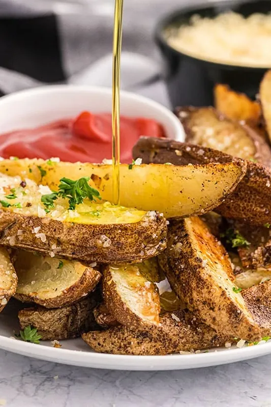 Parmesan Truffle Potato Wedges