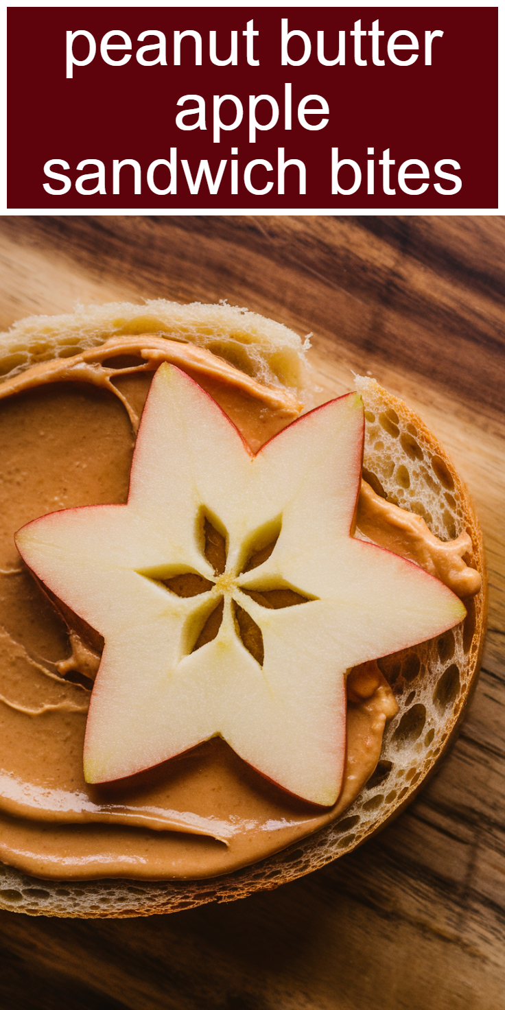 Peanut Butter Apple Sandwich Bites Pinterest Pin