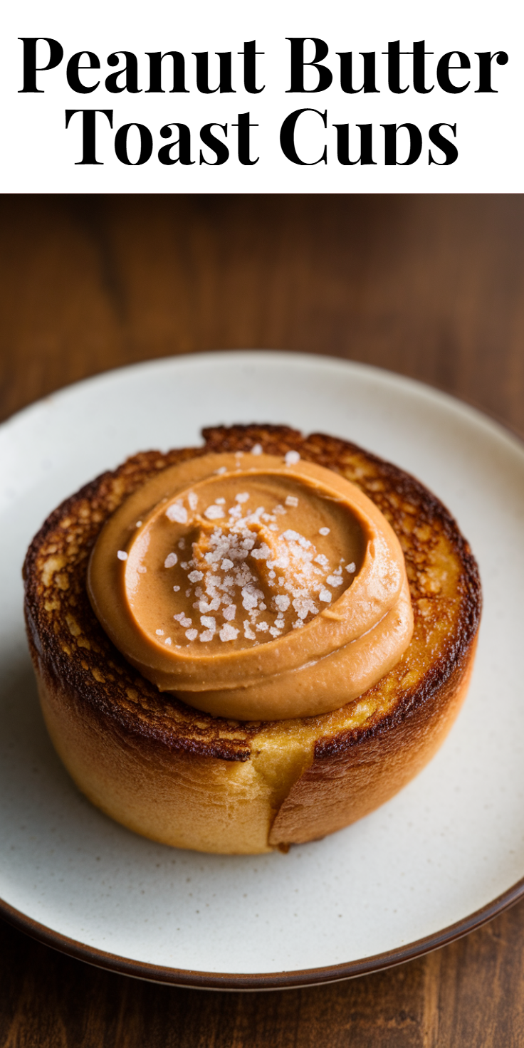 Peanut Butter Toast Cups Pinterest Pin