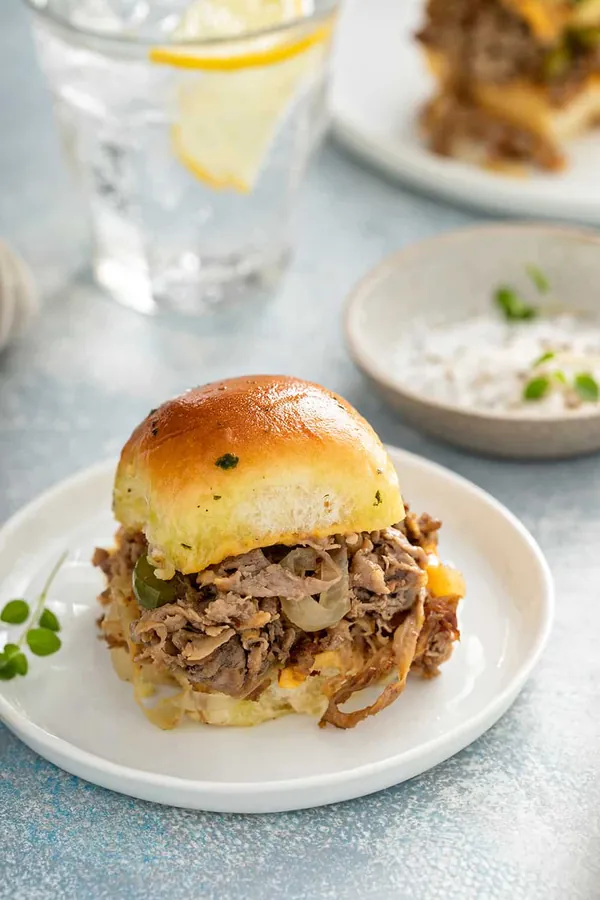 Philly Cheesesteak Sliders