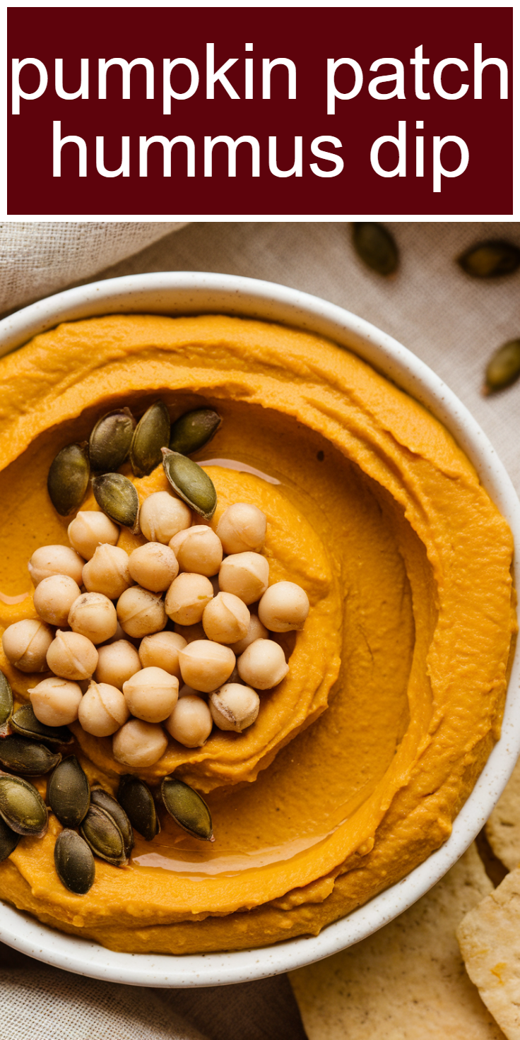 Pumpkin Patch Hummus Dip Pinterest Pin