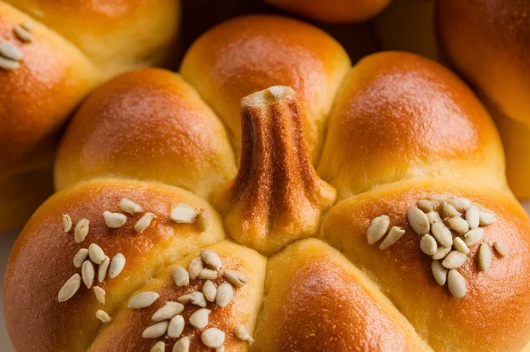 Pumpkin-Shaped Dinner Rolls - Featured Image