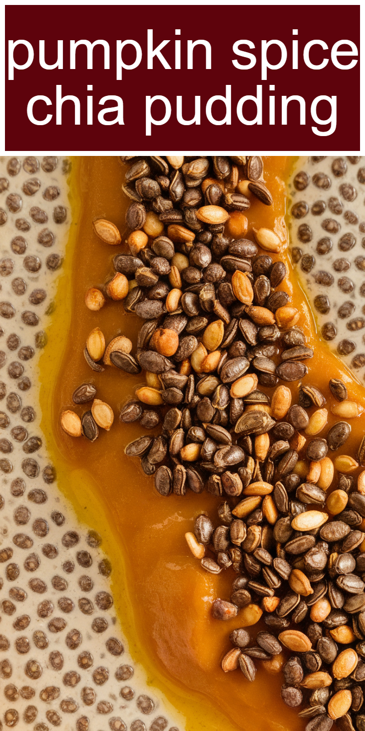 Pumpkin Spice Chia Pudding Pinterest Pin