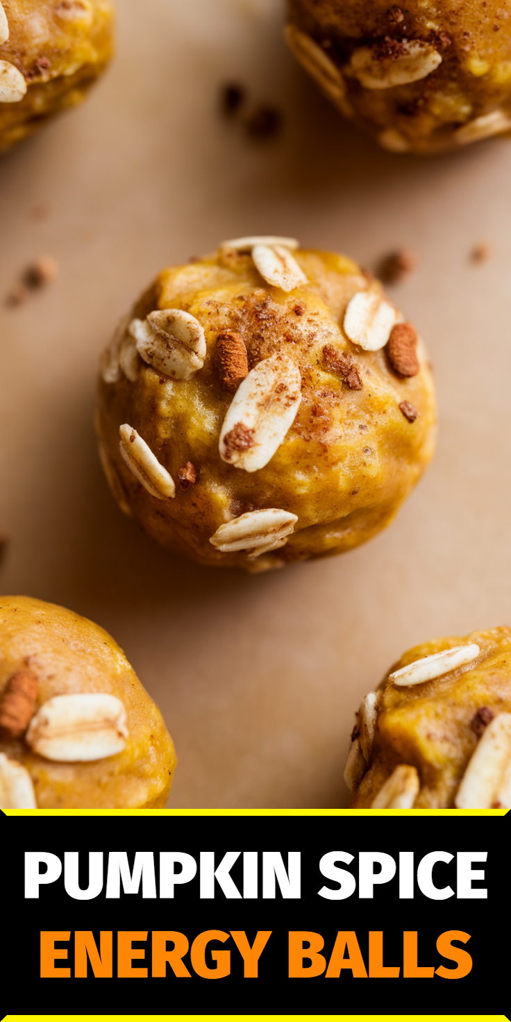 Pumpkin Spice Energy Balls Pinterest Pin