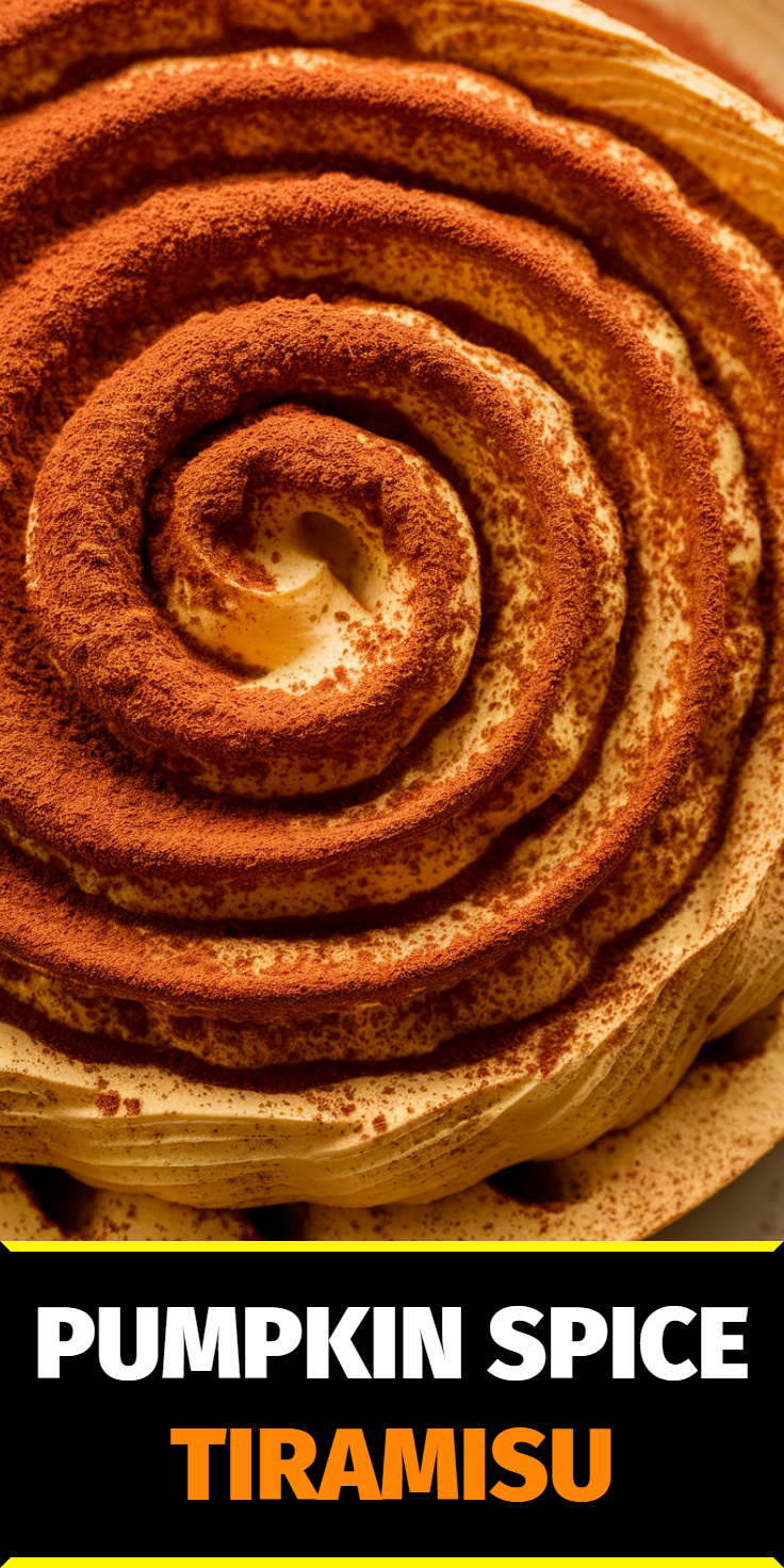 Pumpkin Spice Tiramisu Pinterest Pin