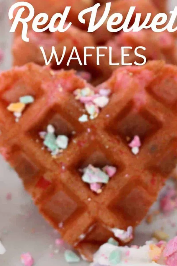 Red Velvet Waffles {using Bisquick}